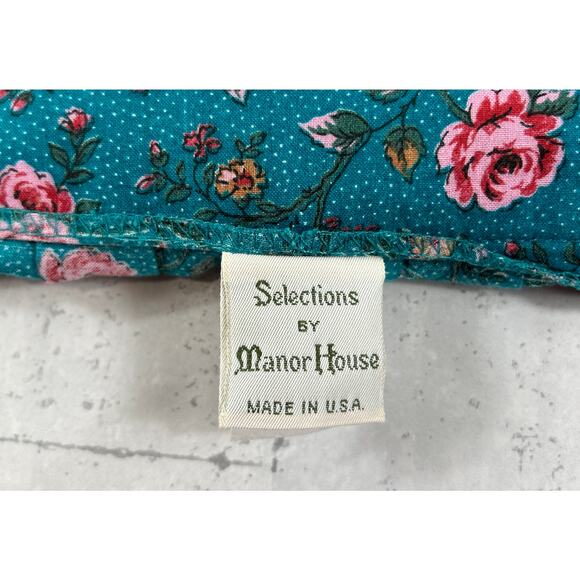 Floral Teal Midi Dress - Picture 9 of 10